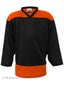 K1 2100 Goalie Hockey Jersey Black & Orange Sr